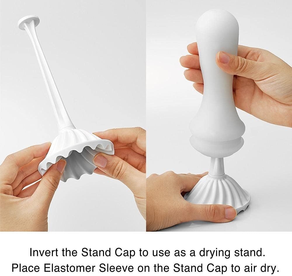 image:imageTENGA Flex Reusable Manual Twisting Motion Male Masturbator Bubbly BlueWhite