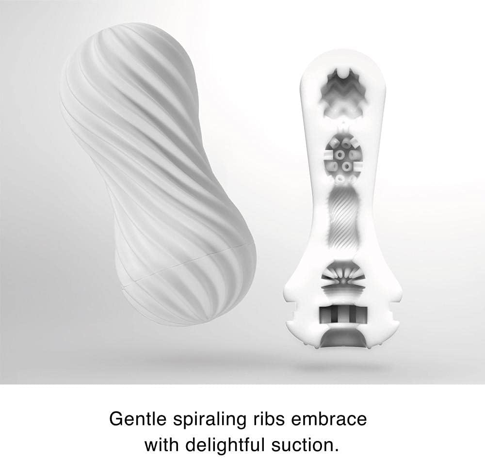 image:imageTENGA Flex Reusable Manual Twisting Motion Male Masturbator Silky WhiteWhite