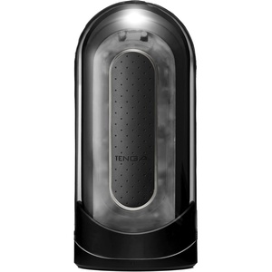 TENGA FLIP 0 (Zero) Gravity EV (Electronic Vibration) Male Masturbator, Reusable Sleeve Vibrator, Gravity Black(Flip-0 EV-Black)
