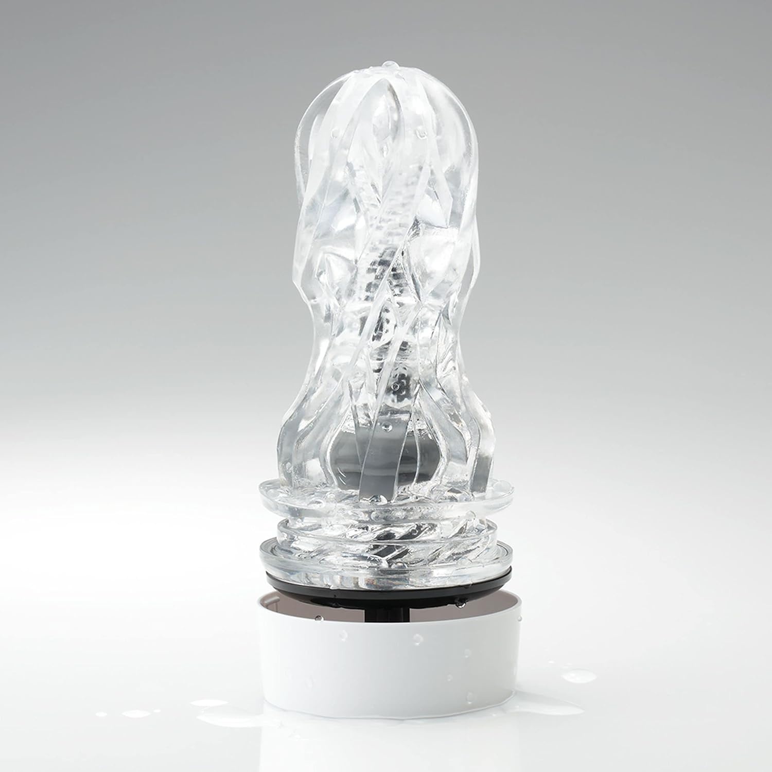 image:imageTENGA AERO Silver Ring Male Manual Masturbator Device with 2 Cool Lotion