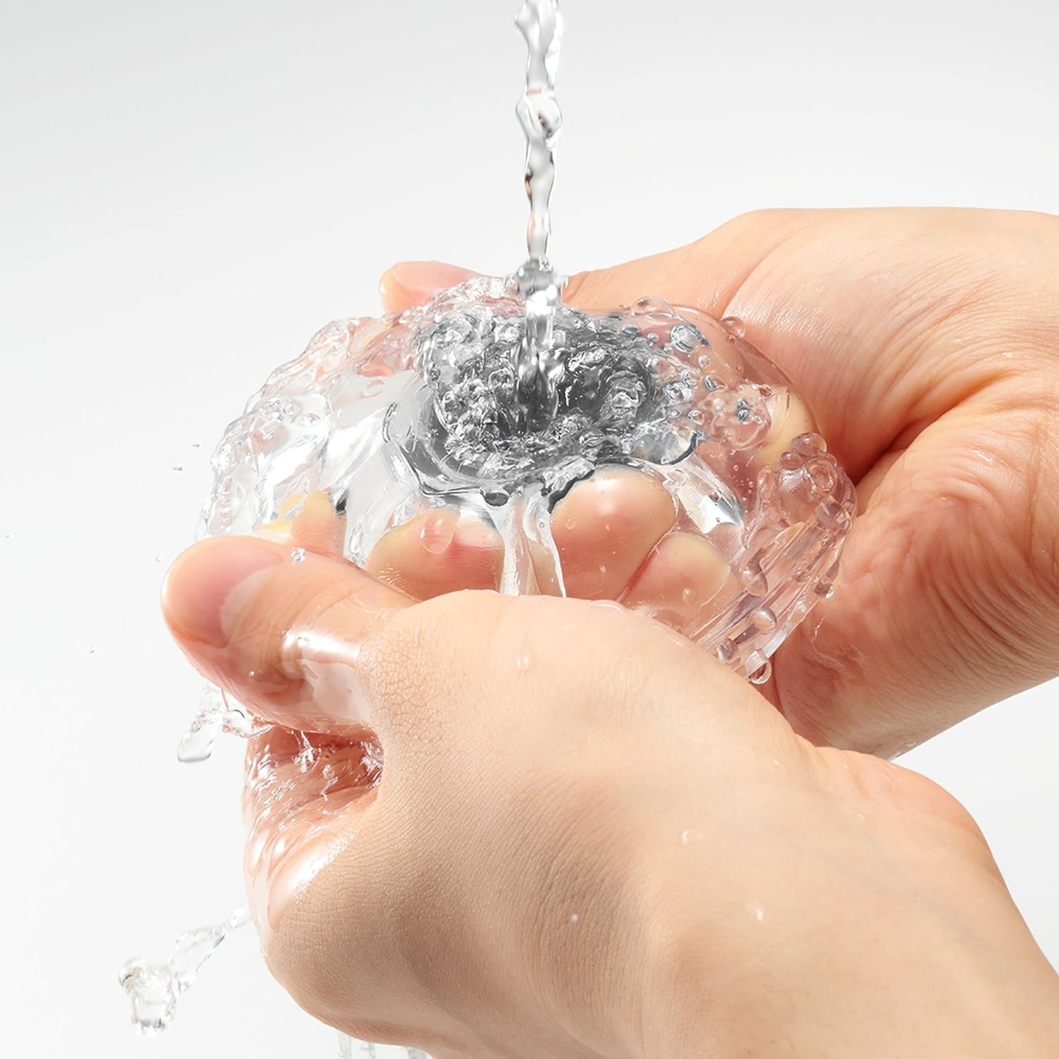 image:imageTENGA AERO Silver Ring Male Manual Masturbator Device with 2 Real Lotion
