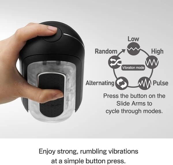 image:imageTENGA Black FLIP Zero EV Electronic Vibration Male Manual Masturbator Device with 2 Real Lotion