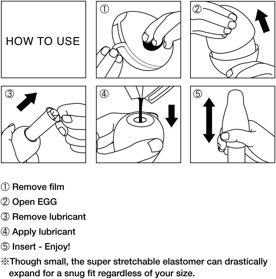 image:imageTENGA Easy Beat Egg Male Masturbator Sleeves Adult Sex Toys for MenVariety Pack of 6Disposable Extremely Stretchable 06Standard No1 Japanese BrandSTANDARD 3 PACK2