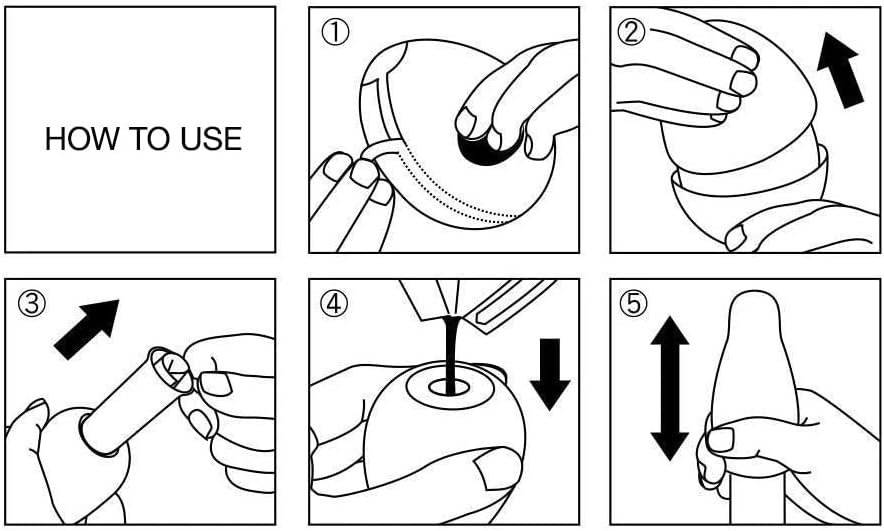 image:imageTENGA Easy Beat Egg Male Masturbator Sleeves Adult Sex Toys for MenVariety Pack of 6Disposable Extremely Stretchable 06Standard No1 Japanese BrandWONDER PACKAGE