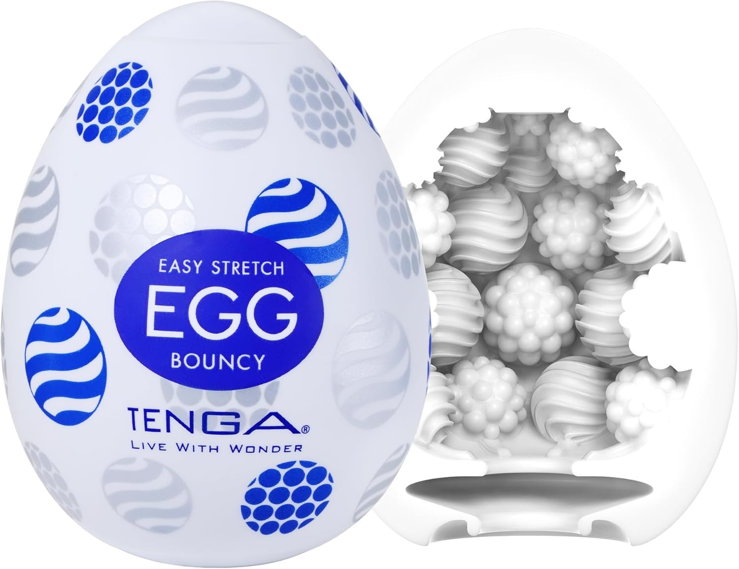 image:imageTENGA Egg Silky Disposable One Time Use Men Sex Toy Super Stretchable Male Masturbator Sleeve 1 CountBOUNCY