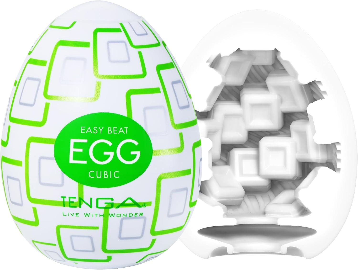 image:imageTENGA Egg Silky Disposable One Time Use Men Sex Toy Super Stretchable Male Masturbator Sleeve 1 CountCUBIC