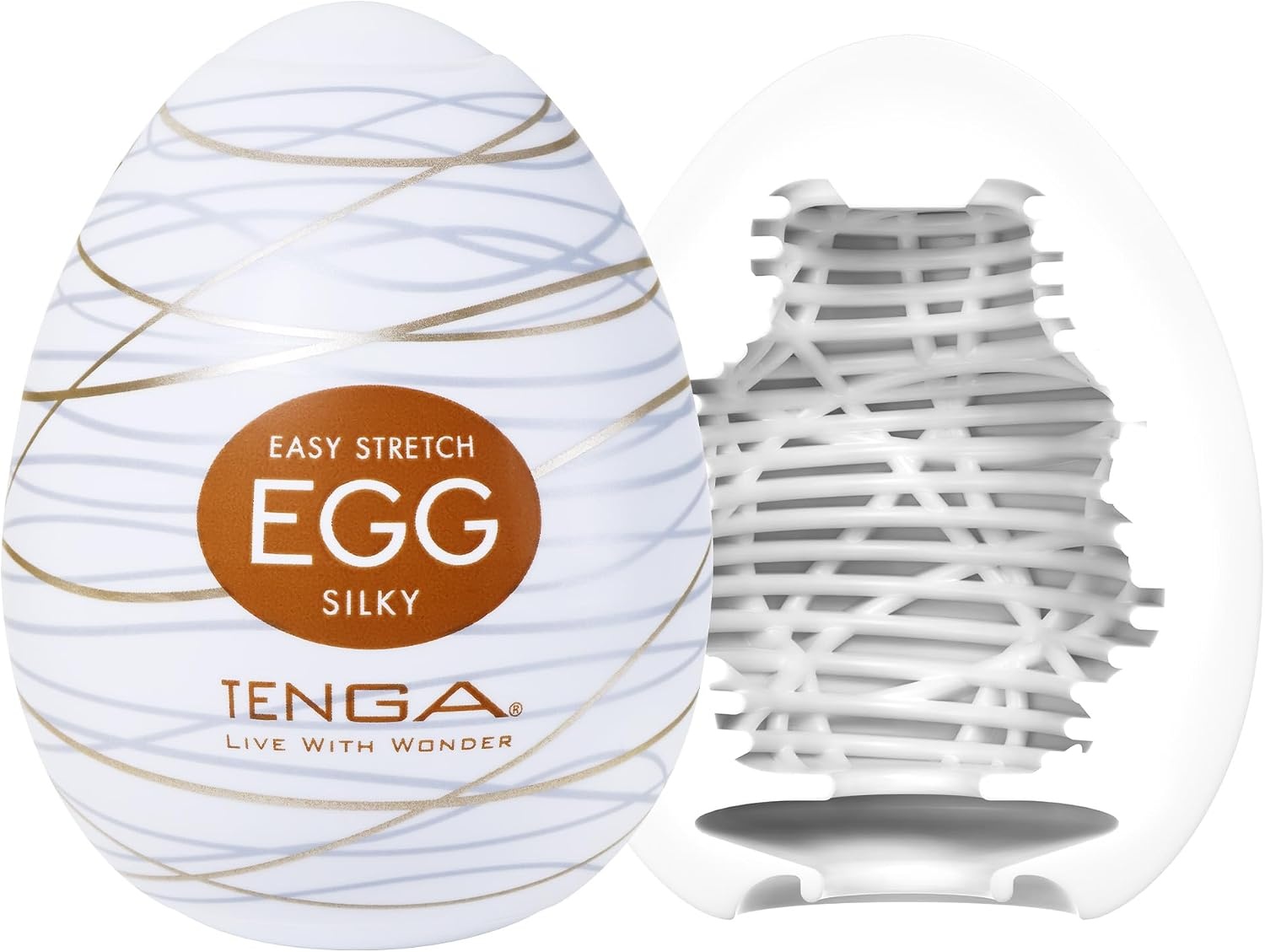 image:imageTENGA Egg Silky Disposable One Time Use Men Sex Toy Super Stretchable Male Masturbator Sleeve 1 CountSILKY