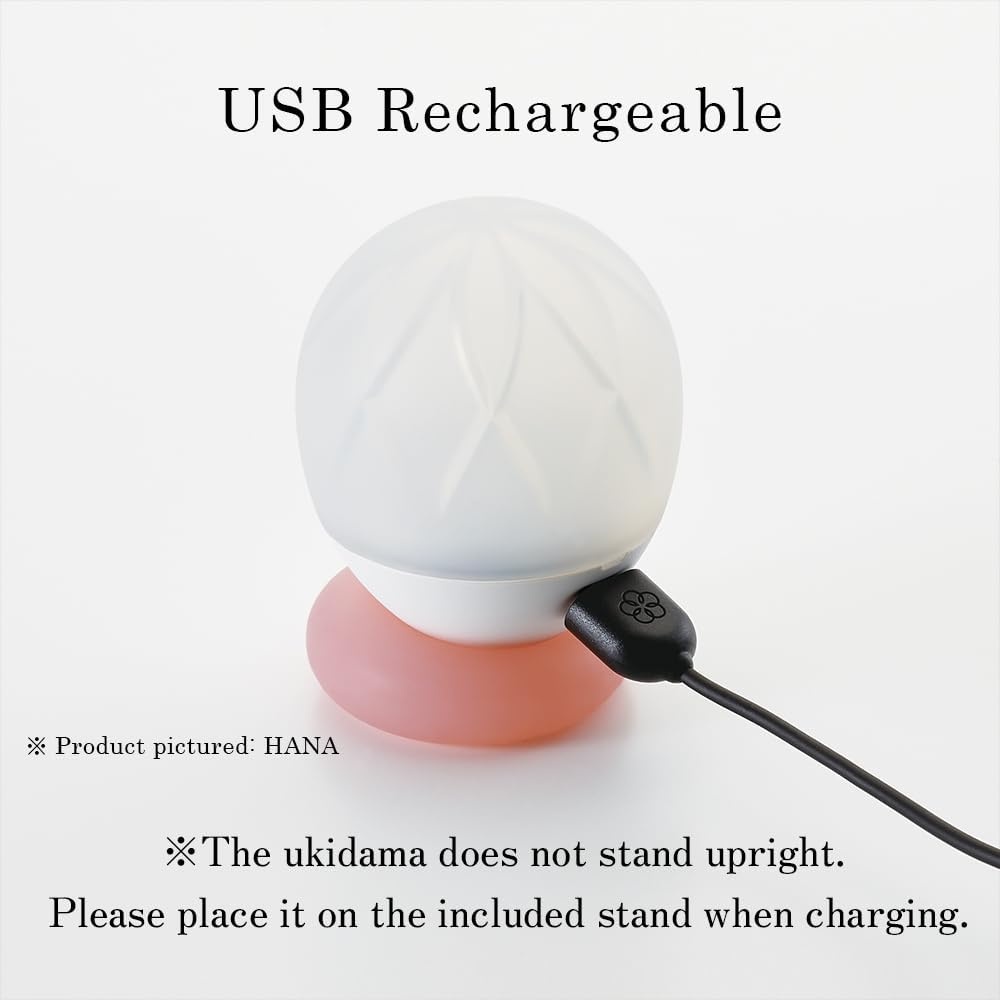 image:imageTENGA HMU03 iroha Ukidama Hana Vibrator for Women Waterproof Rechargeable Vibrator and Bath Light