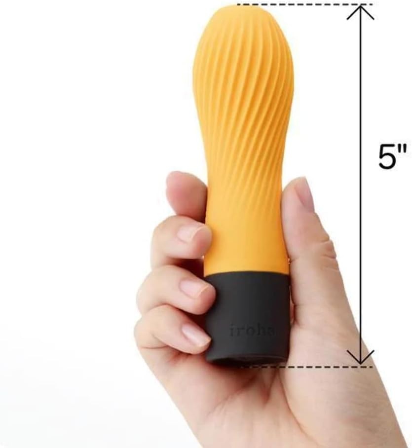 image:imageTENGA HMZ03 iroha Zen Yuzucha Orange Vibrator for Women Soft Touch Silicone 4Mode Waterproof Vibrator