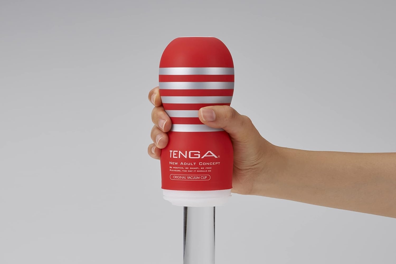 image:imageTENGA Original Vacuum Cup Male Masturbator Sex Toy Prelubricated Smooth Entry Pad 58 inch Depth Air Hole Control Easy to Use Disposable Red1 Count