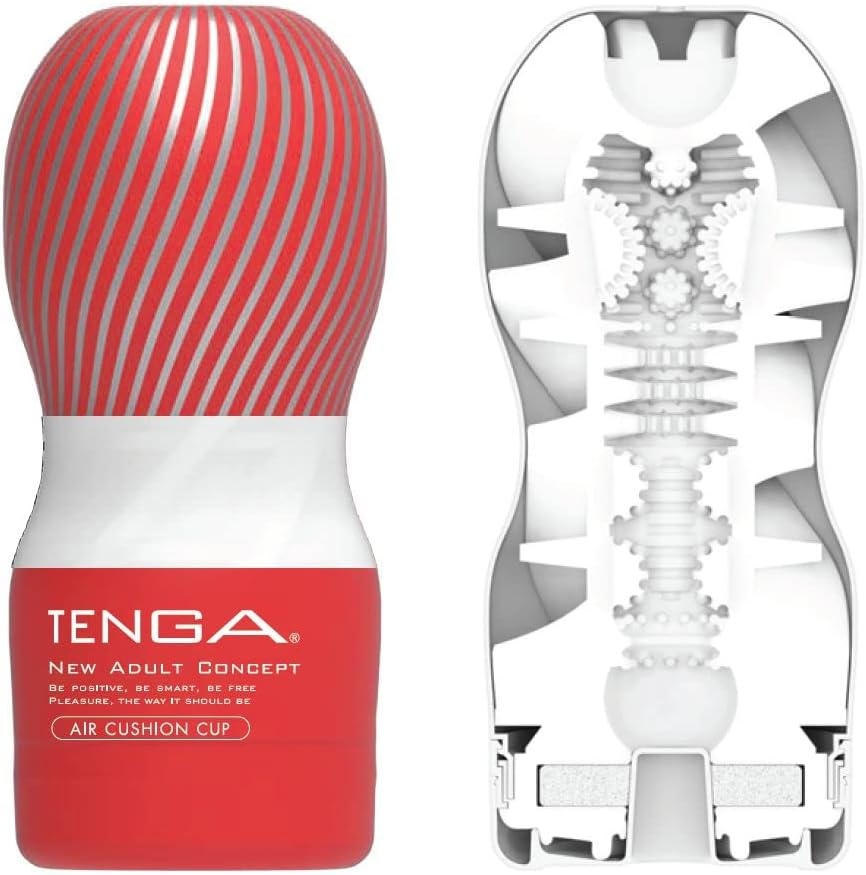 image:imageTENGA Original Vacuum Cup Male Masturbator Sex Toy Prelubricated Smooth Entry Pad 58 inch Depth Air Hole Control Easy to Use Disposable Red1 Count