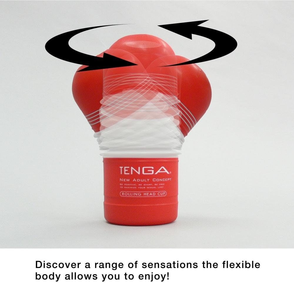 image:imageTENGA Original Vacuum Cup Male Masturbator Sex Toy Prelubricated Smooth Entry Pad 58 inch Depth Air Hole Control Easy to Use Disposable Red1 Count Pack of 2