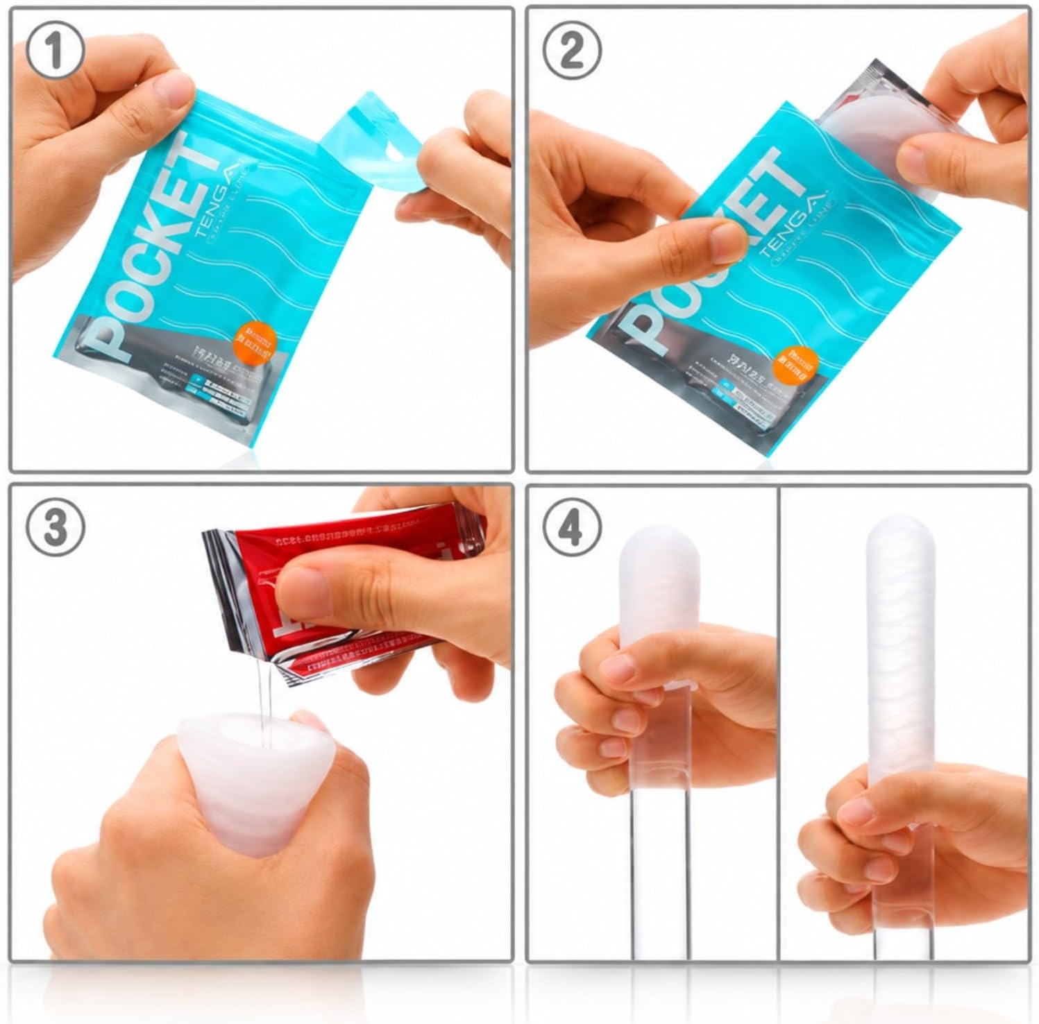 image:imageTENGA Pocket 6Pack Adult Male Masturbator Sex Toys Sleeves Set Discreet Portable Disposable Variety of Unique Stroker for Men