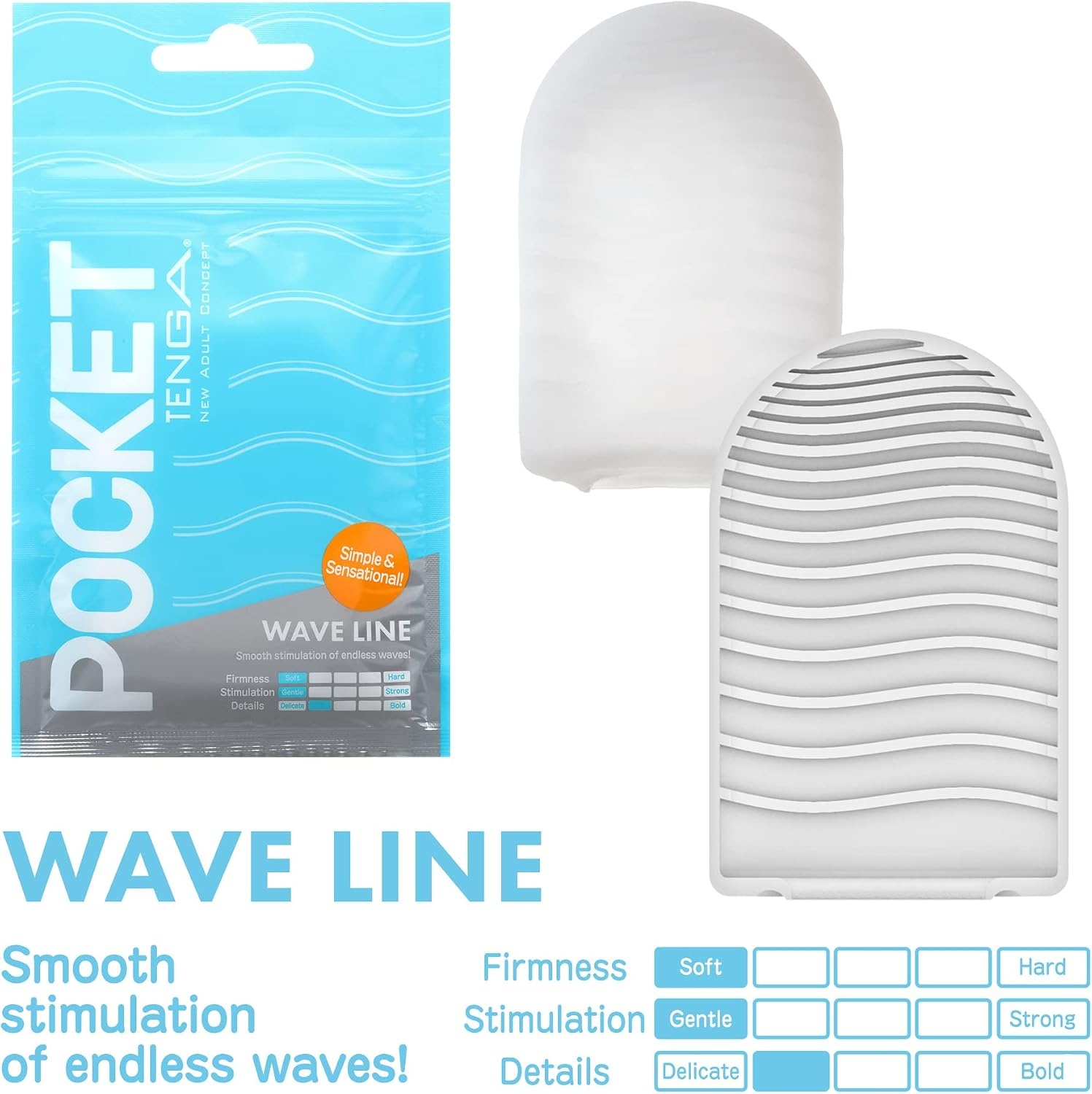 image:imageTENGA Pocket 6Pack Adult Male Masturbator Sex Toys Sleeves Set Discreet Portable Disposable Variety of Unique Stroker for Men