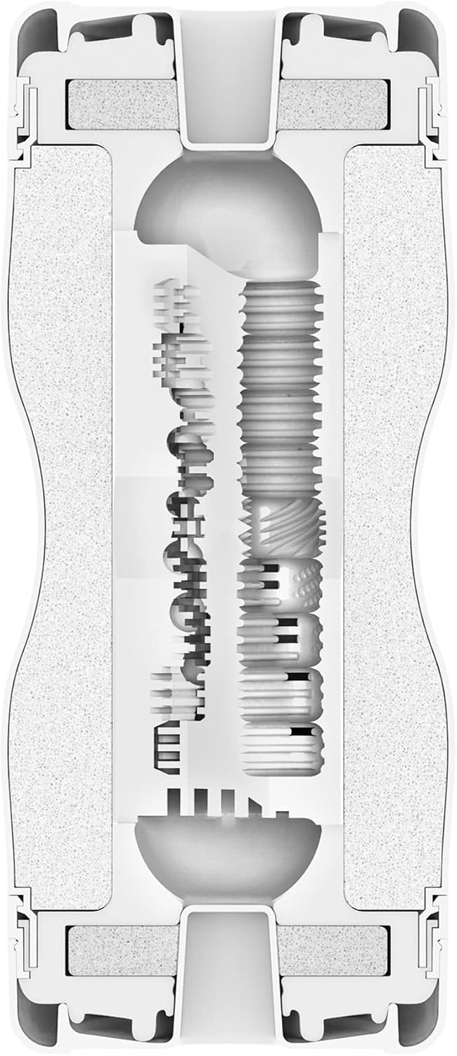 image:imageTENGA Premium Disposable One Time Use Prelubricated Male Masturbator Dual Sensation Cup BlueRed