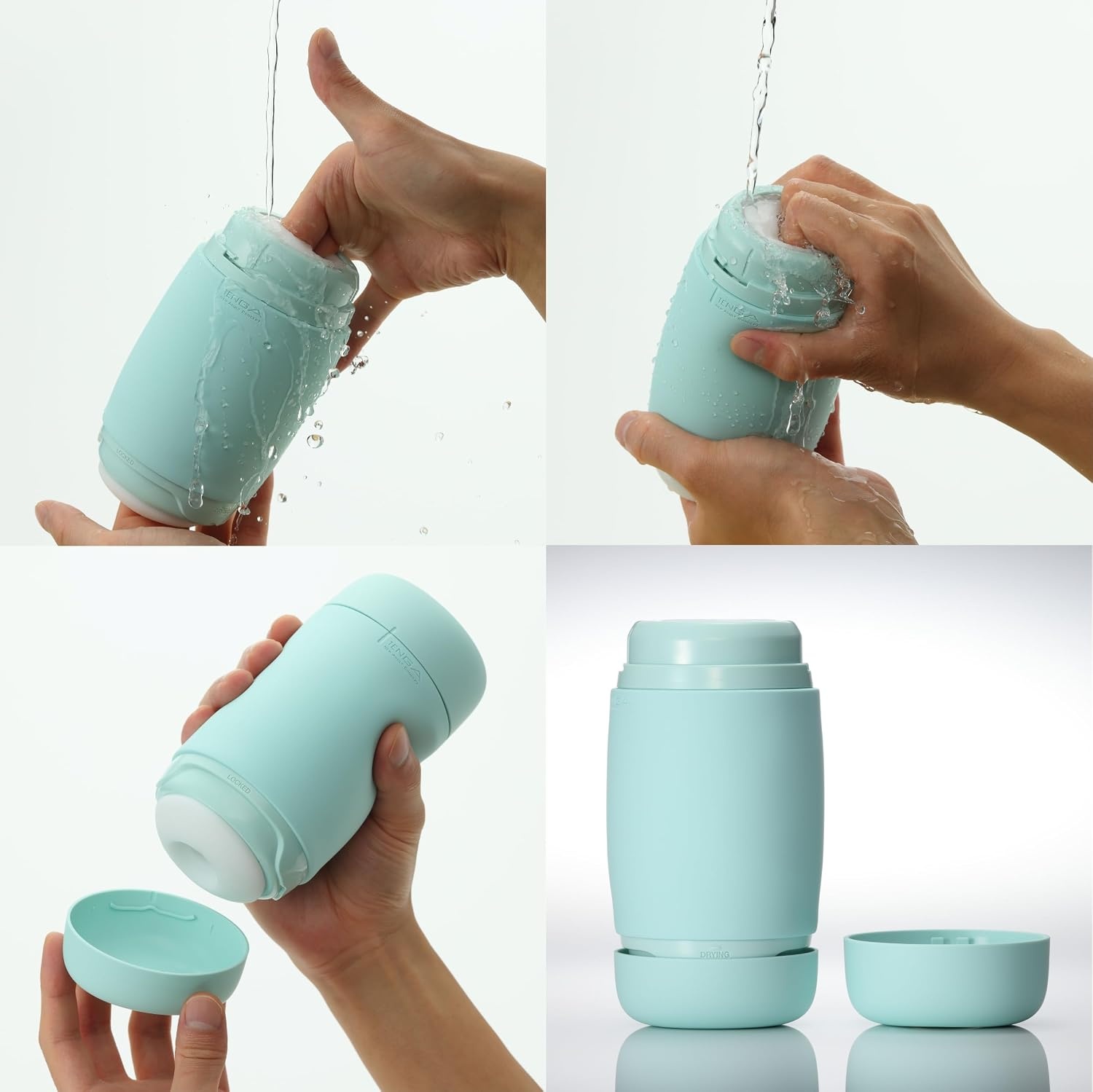 image:imageTENGA Puffy Custard Yellow Reusable Male Masturbator Pillowy Soft Pleasure DeviceMint Green