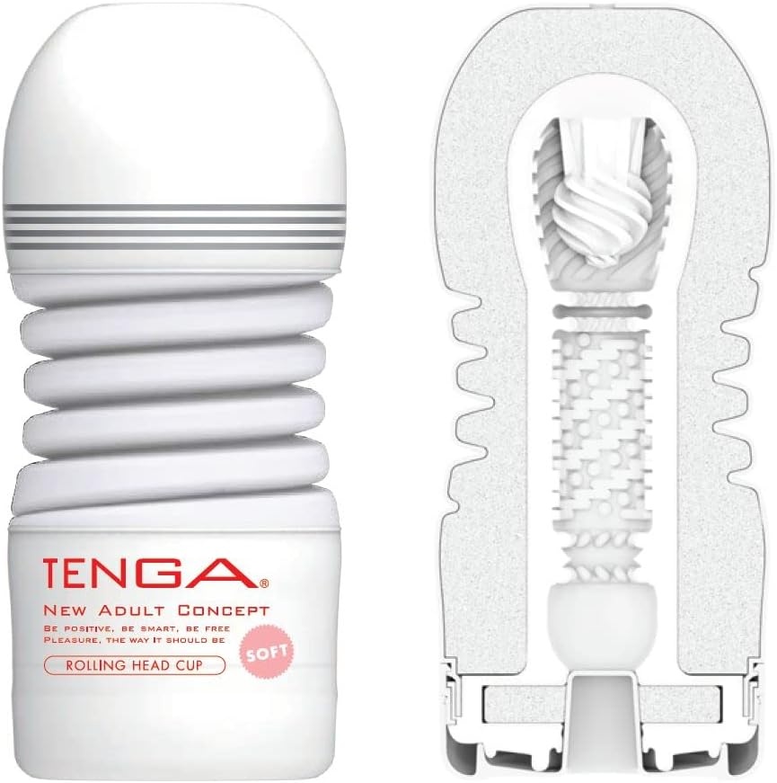 image:imageTENGA Rolling Head Male Masturbator Vacuum Cup Pleasure Device Gentle1 Count