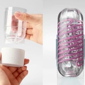 image:imageTENGA Spinner 01 Tetra Hole Lotion Real Bundle Purple
