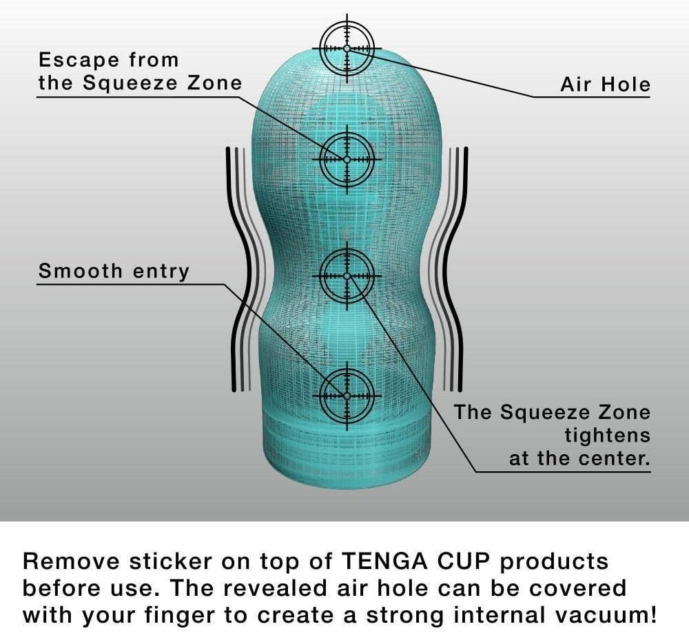 image:imageTENGA TOC201XC Extra Cool PreLubricated Onetime Use Original Vacuum Cup BlueORIGINAL VACUUM CUP COOL
