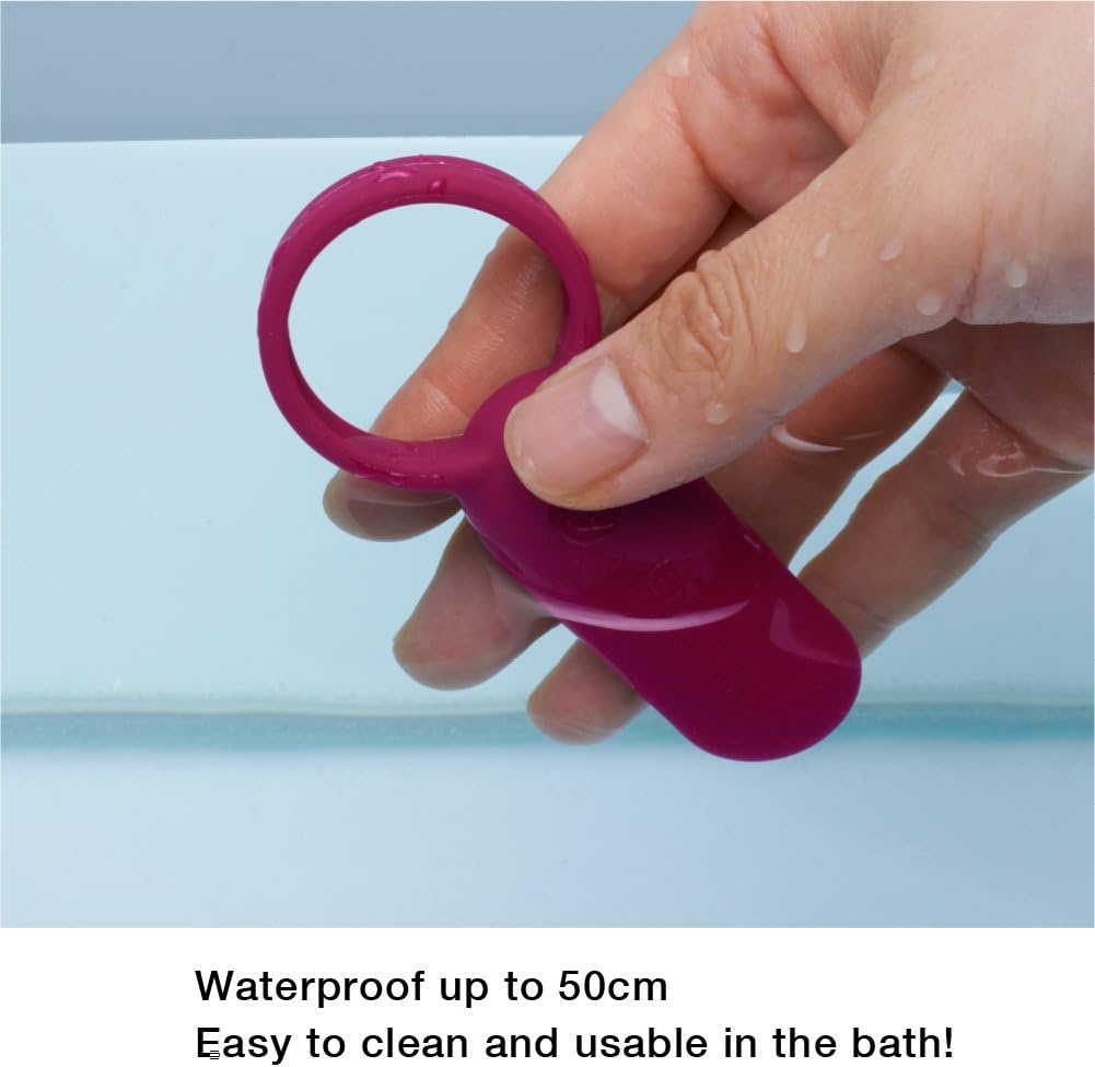 image:imageTENGA TSV003 Smart Vibe Vibrating Ring Stimulating Rechargeable Couples Vibrator CarmineCarmine