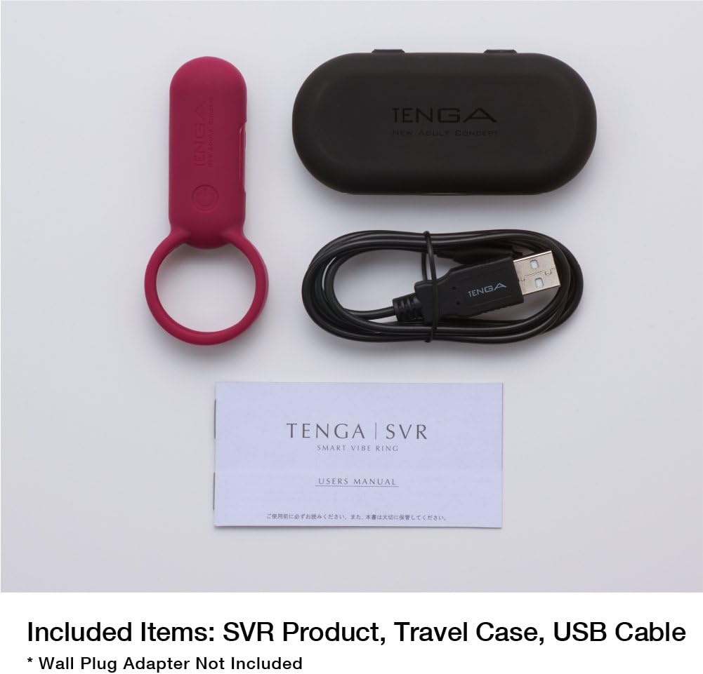 image:imageTENGA TSV003 Smart Vibe Vibrating Ring Stimulating Rechargeable Couples Vibrator CarmineCarmine