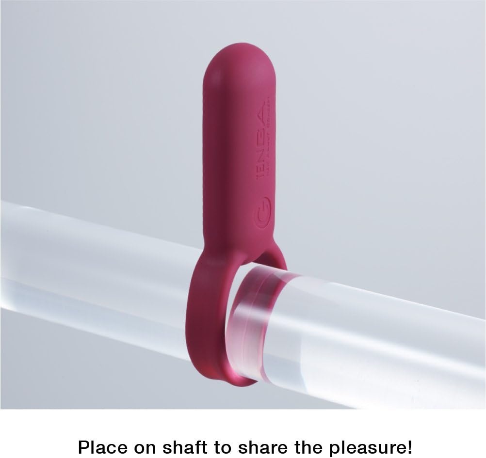 image:imageTENGA TSV003 Smart Vibe Vibrating Ring Stimulating Rechargeable Couples Vibrator CarmineCarmine