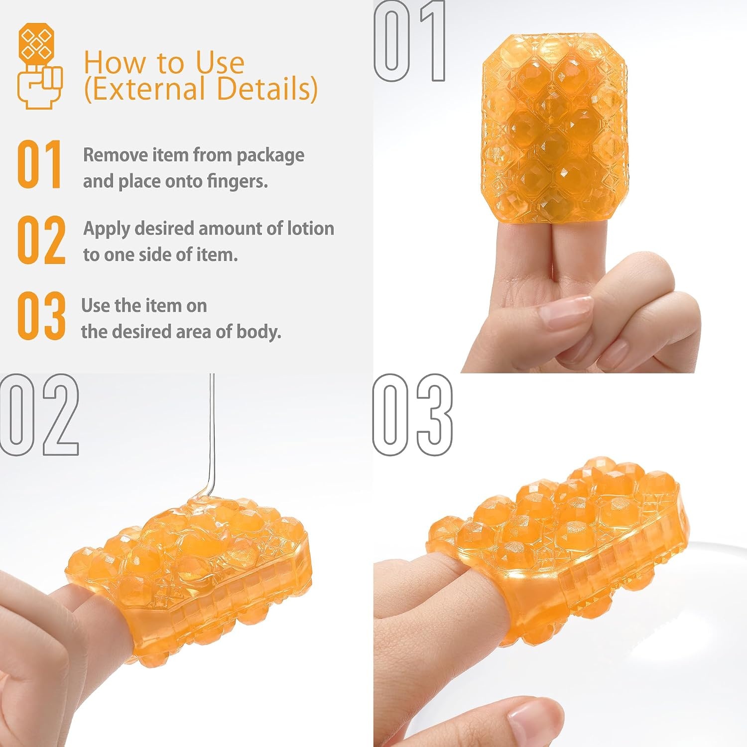 image:imageTENGA UNI Disposable One Time Use Stretchable Textured Unisex Universial Masturbator Sleeve Variety SetAmethyst