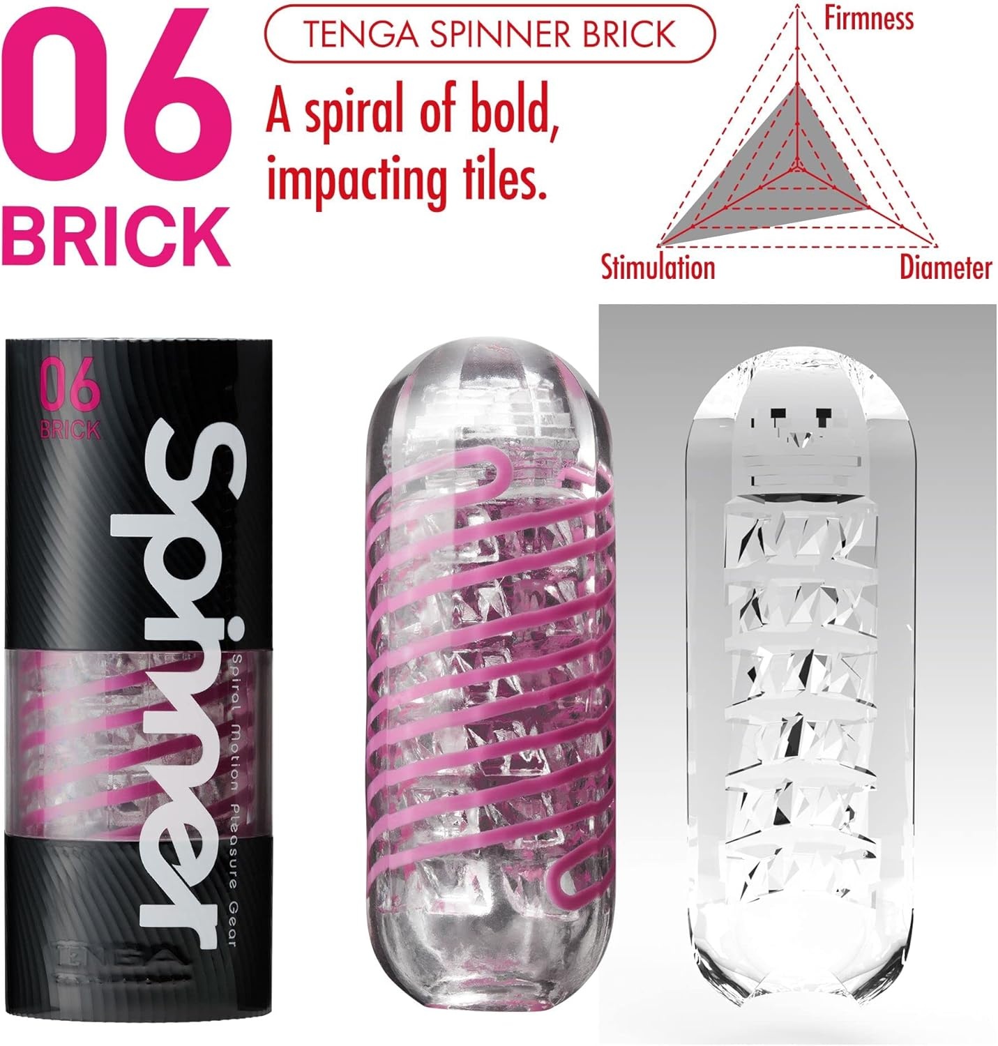 image:imageTENGA Ultimate Pleasure Bundle ARTE Weave ARTE Drape Spinner 06 Brick amp Lotion Refill Set