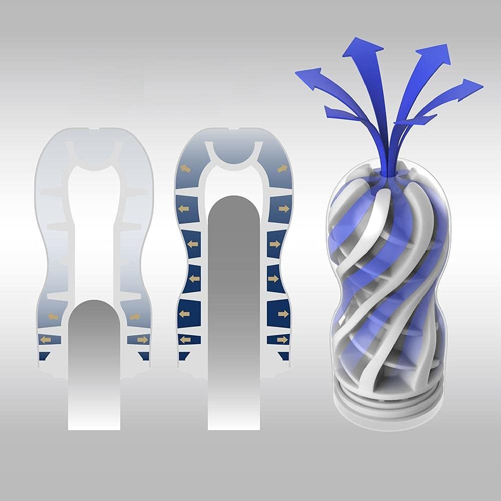 image:imageTOC205S TENGA Male Masturbator Vacuum Cup Pleasure Device Air Flow Delicate Gentle Cup WhiteAIR FLOW Premium