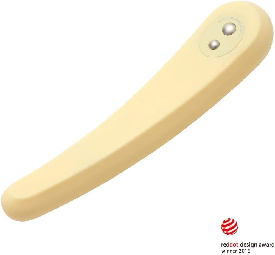 image:imageiroha Fit Mikazuki Women Sensual Intimate Massager Flexible Insertable Rechargeable Waterproof Personal Stimulator HMF01 Yellow1 countYellow