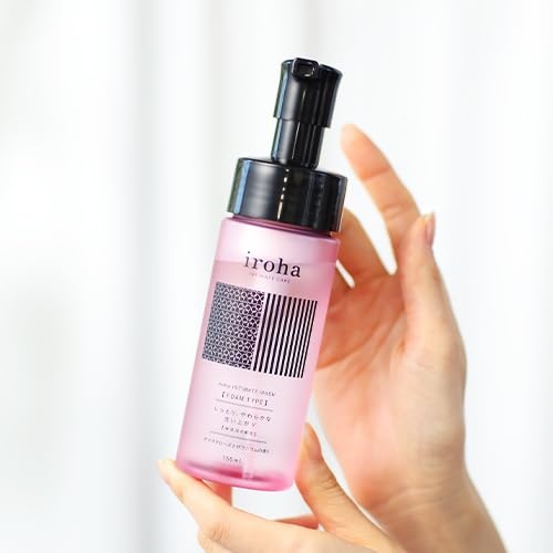 image:imageiroha INTIMATE CARE Foaming Type Feminine Wash Bergamot amp Bitter Orange Scent UltraGentle Daily pH Balanced Intimate Skin Care Cleanser with Hyaluronic Acid amp Collagen 150mlDamask Rose and Geranium