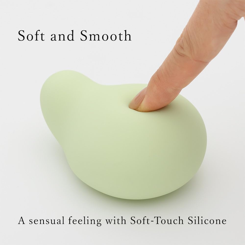 image:imageiroha Midori Renewal Version Vibrator for Women Soft Touch Silicone Easy Clean Whisper Quiet Waterproof Rechargeable Green
