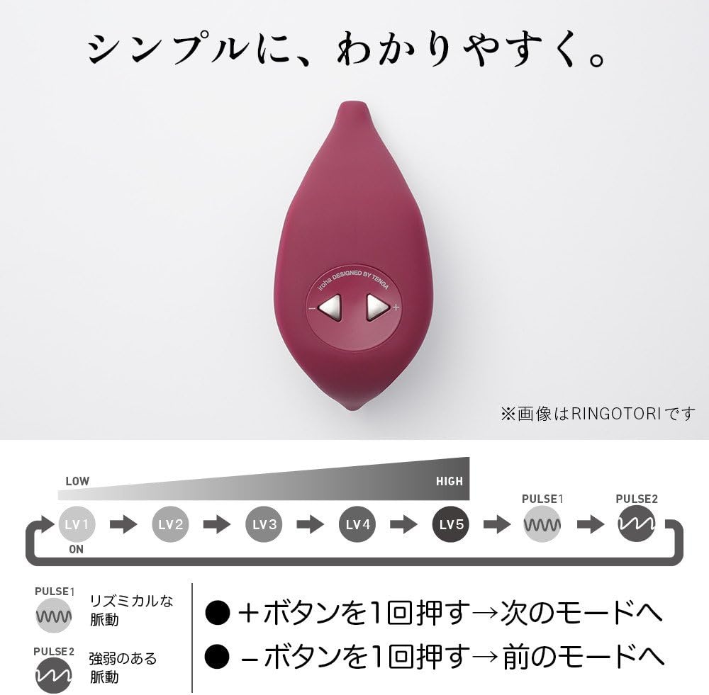 image:imageiroha Plus TORI Women Intimate Massager Waterproof Soft Silicone Rechargeable Sensual Vibrator HMP01
