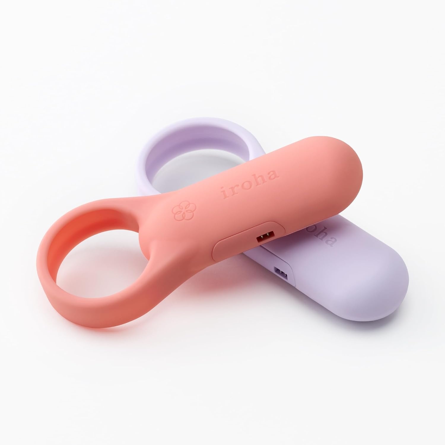 image:imageiroha SVR Smart Vibe Ring Coral Pink Rechargeable Couples Vibrator with 5 Vibration Strengths amp 3 Rhythm Patterns Waterproof Silicone Powerful Discreet amp Comfortable
