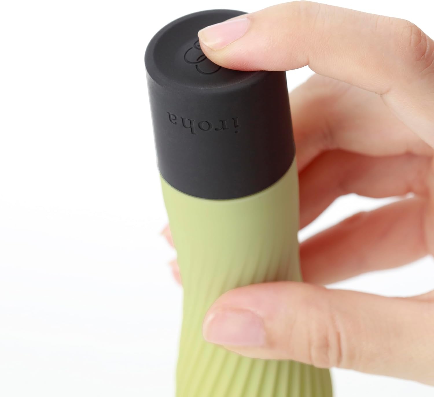 image:imageiroha Zen MATCHA Soft Silicone Women Vibrator Intimate Waterproof Personal Dildo Massager Clitoral Stimulator Battery Powered Multi Speed Vibration Wand HMZ01 GreenGreen