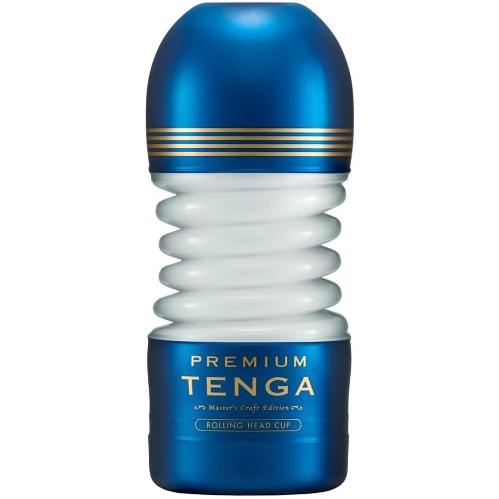 image:imageTENGA Rolling Head Male Masturbator Vacuum Cup Pleasure Device Premium BlueROLLING HEAD Premium