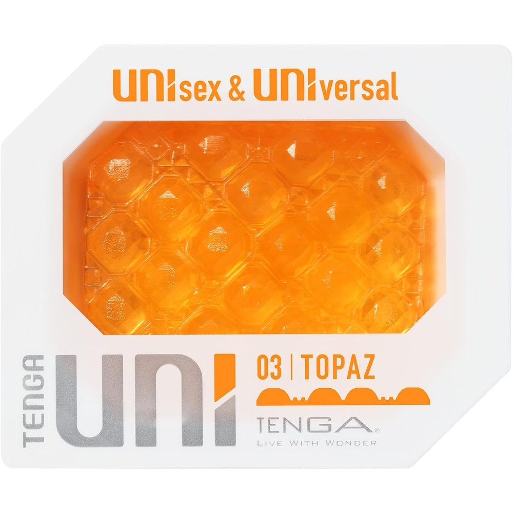 image:imageTENGA UNI Disposable One Time Use Stretchable Textured Unisex Universial Masturbator Sleeve Variety SetTopaz