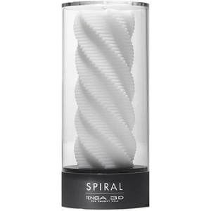 TENGA 3D Spiral Sculpted, Reusable, Washable Male Masturbator, Adult Toy, Waterproof, Easy to Clean(Spiral)
