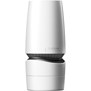 TENGA AERO TAH-002 Cobalt Ring Reusable Dial Constriction Male Masturbator Vacuum Cup with Powerful Suction White(Silver Ring)