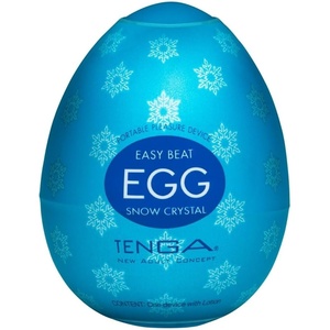 TENGA Easy Beat Egg Cool Edition Men Masturbation Portable Pleasure Device, EGG-C01, Translucent((D × W × H mm): 49 × 49 × 61)