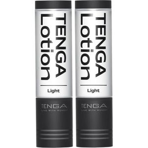 TENGA Lotion Light Water Based Vegan Lubricant for Pleasure Items 5 Fl Oz Each (2 Pack)