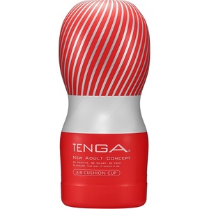 TENGA Original Vacuum Cup Male Masturbator Sex Toy, Prelubricated, Smooth Entry Pad, 5.8 inch Depth, Air Hole Control, Easy to Use Disposable, Red(1 Count)