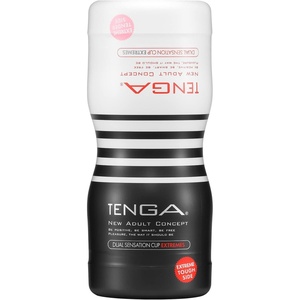 TENGA Premium Disposable, One Time Use, Prelubricated, Male Masturbator Dual Sensation Cup, Blue(Red)