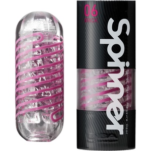 TENGA Spinner-05 |Spiral Motion Adult Sex Toys Masturbator for Men | Reusable TPE Flesh Pocket Device, Made in Japan(BRICK-06)