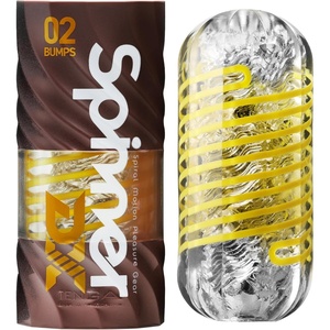 TENGA Spinner-05 |Spiral Motion Adult Sex Toys Masturbator for Men | Reusable TPE Flesh Pocket Device, Made in Japan(BUMPS-02)