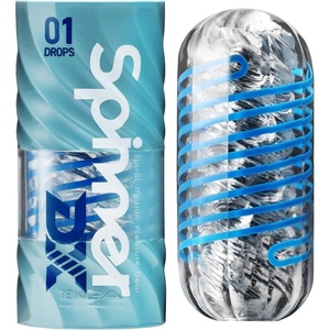 TENGA Spinner-05 |Spiral Motion Adult Sex Toys Masturbator for Men | Reusable TPE Flesh Pocket Device, Made in Japan(DROPS-01)