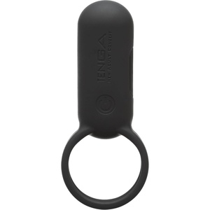 TENGA TSV-003 Smart Vibe Vibrating Ring, Stimulating Rechargeable Couple’s Vibrator, Carmine(Black)