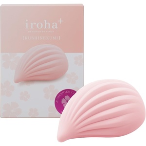 iroha iroha+ KUSHI Renewal Pleasure Item Vibrator for Women, Clitoral Waterproof Rechargeable Vibrator, Nadeshiko Color