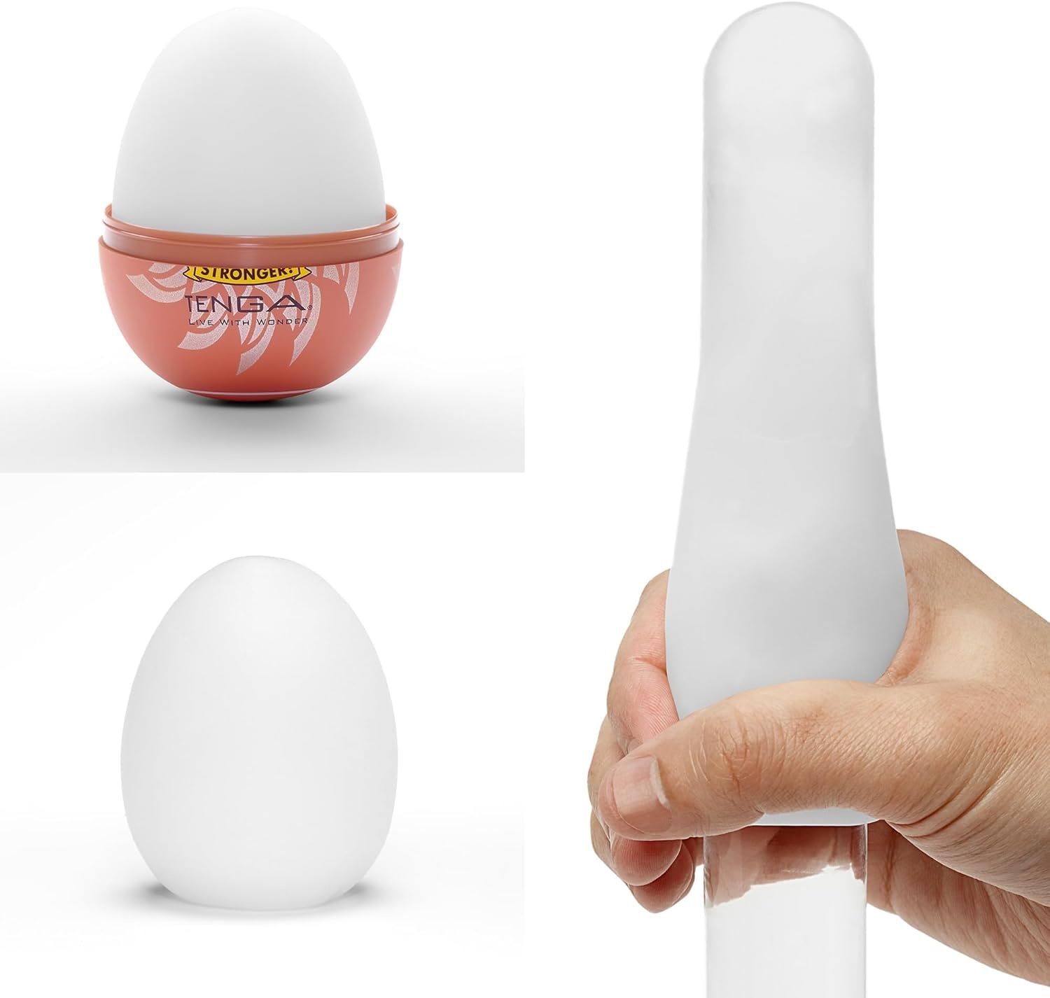 image:imageTENGA Egg Misty 2 Hard Boiled Series Disposable SuperStretchable Pleasurable Male Masturbation Sleeve Thicker Elastomer for Stronger SensationOne Size
