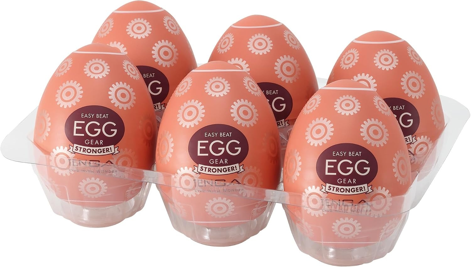 image:imageTENGA Egg Misty 2 Hard Boiled Series Disposable SuperStretchable Pleasurable Male Masturbation Sleeve Thicker Elastomer for Stronger SensationOne Size Pack of 2